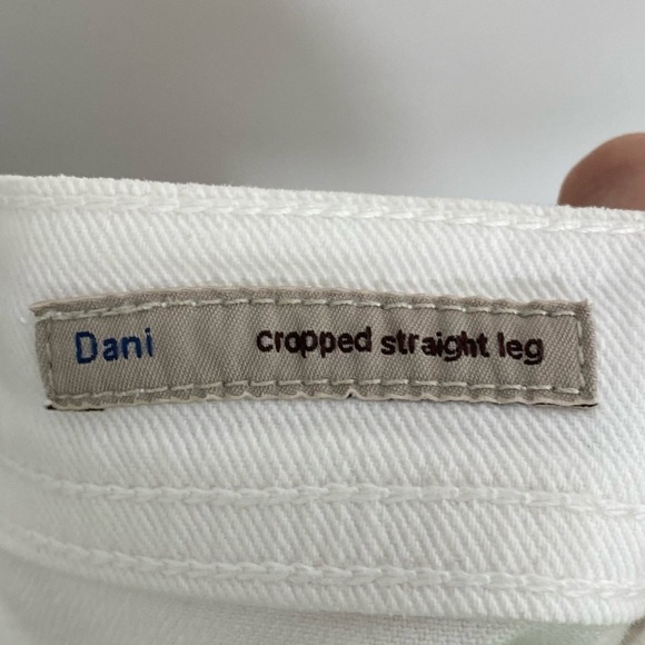 Citizens of Humanity Dani Cropped White Jeans 31 - Picture 10 of 11